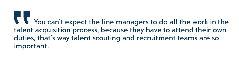 talent acquisition process - line managers