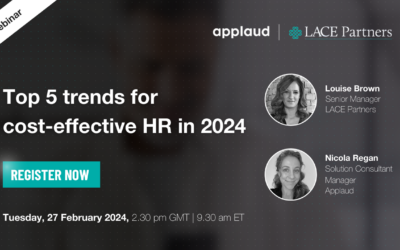 Top five trends for cost-effective HR in 2024