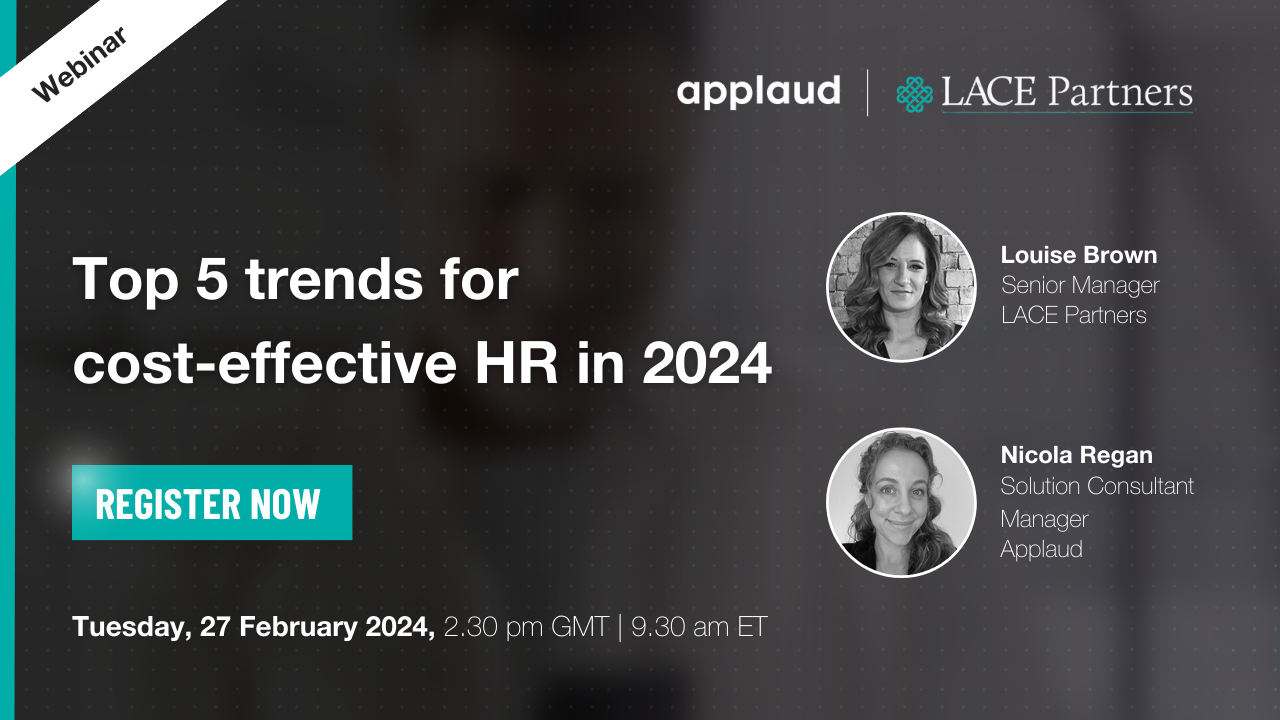 Top five trends for cost-effective HR in 2024