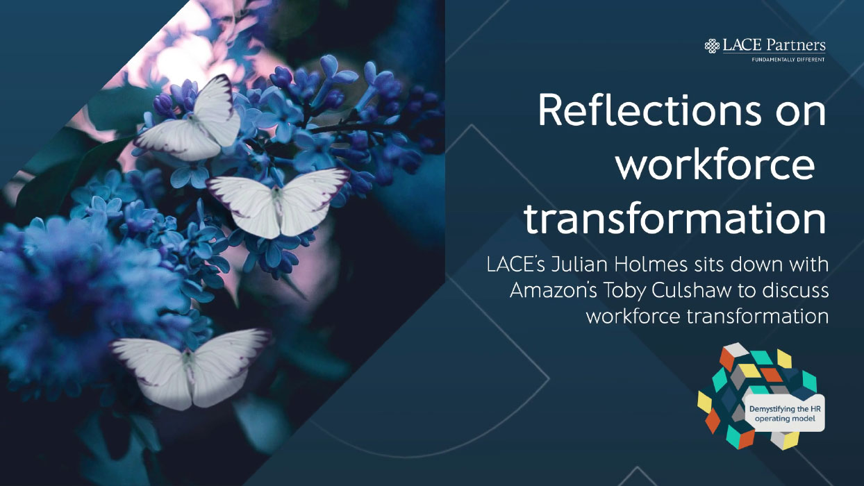 Reflections on workforce transformation