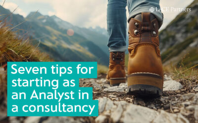 Seven tips for starting as an Analyst in a consultancy