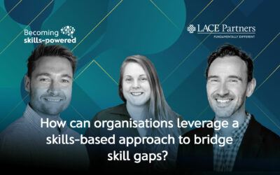 How can organisations leverage a skills-based approach to bridge skill gaps?